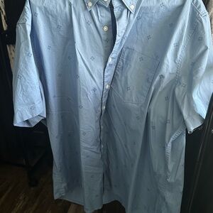 Sonoma Light Blue Patterned Casual Shirt